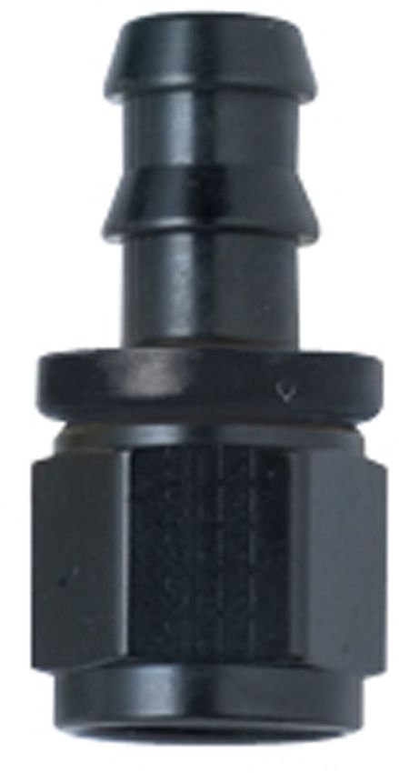 FRAGOLA FRG200116-BL Hose Fitting #16 Str Push Lock Black