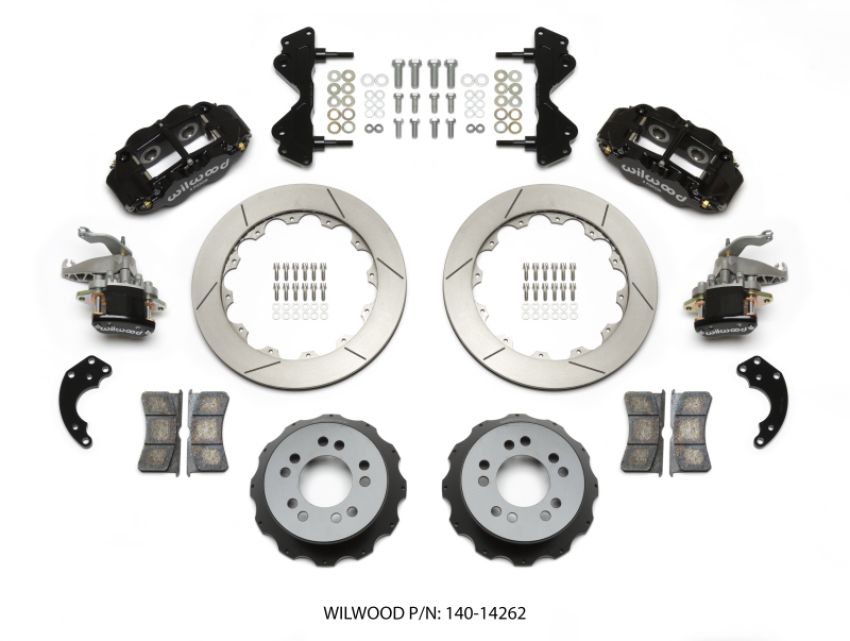 Wilwood 140-14262 Narrow Superlite 4R / MC4 Rear Kit 12.88 Currie Pro-Tour Unit Bearing Floater
