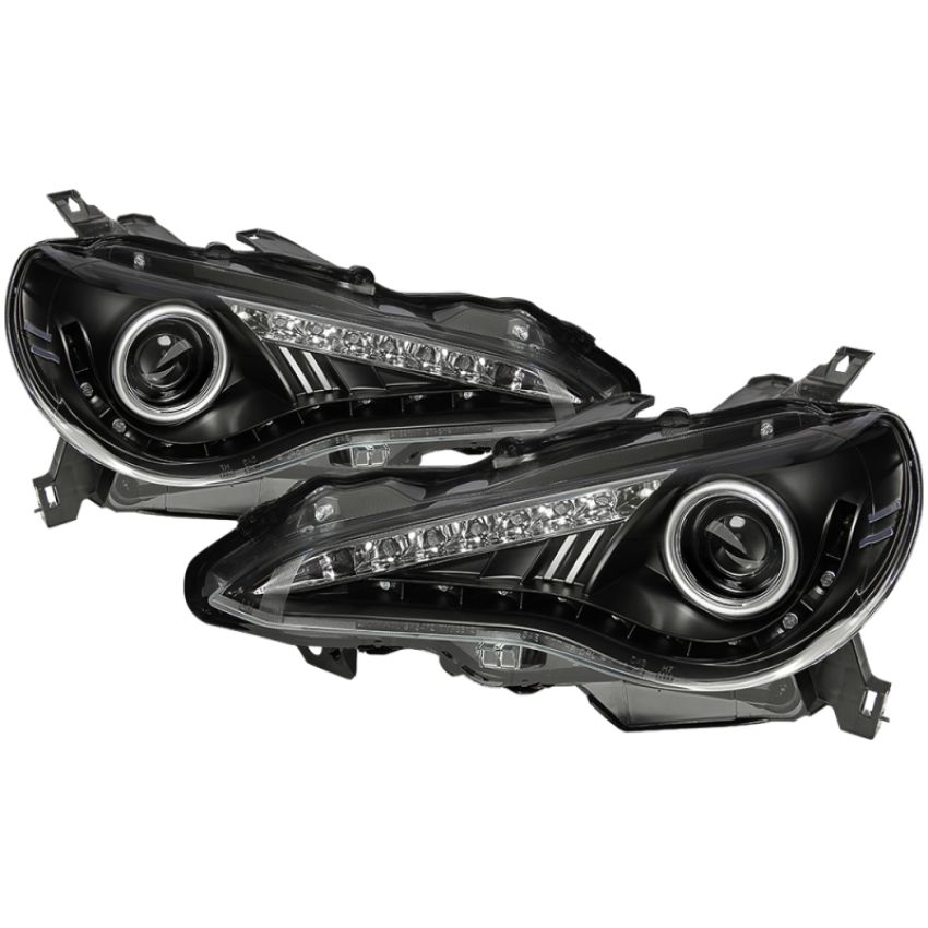 SPYDER 5075413 Projector Headlights - DRL LED - Black
