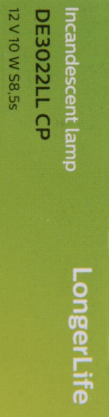 Philips DE3022LLCP Philips LongerLife Miniature DE3022LL Pack of 10