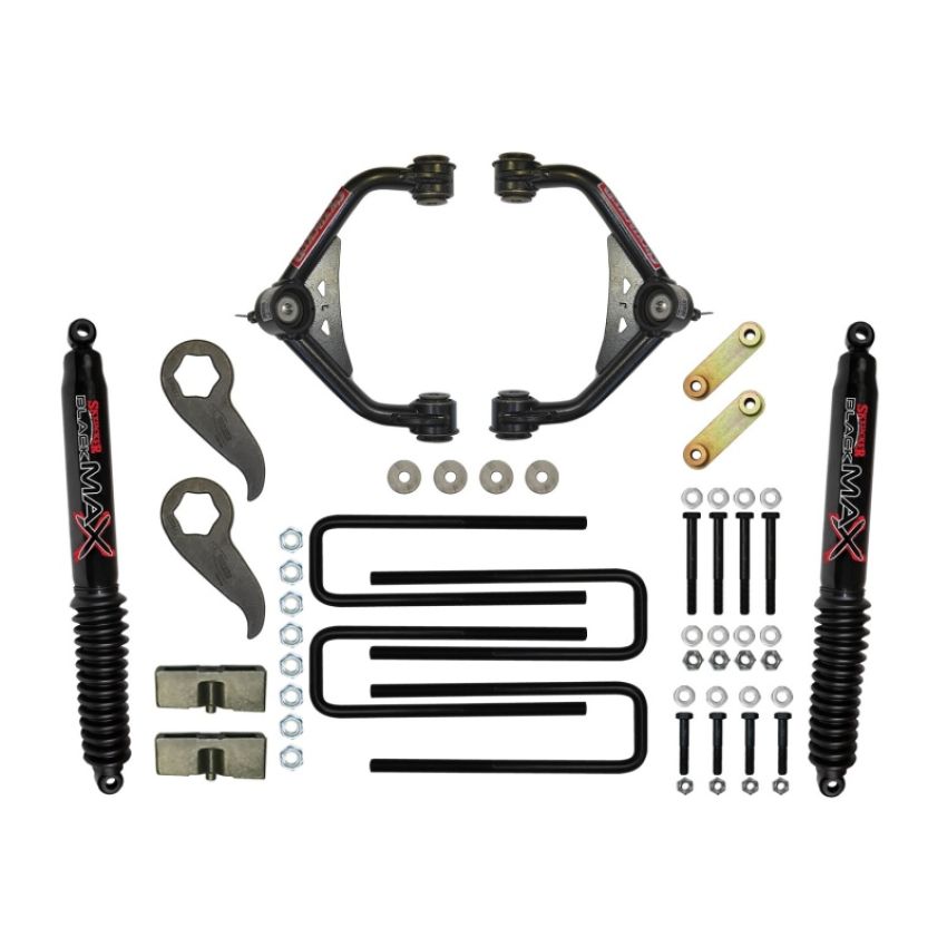 Skyjacker C11350PB 2011-2019 GM 2500HD/3500HD 2WD/4WD 3-3.5in UCA Lift Kit w/Rear Black Max B8500 Shocks