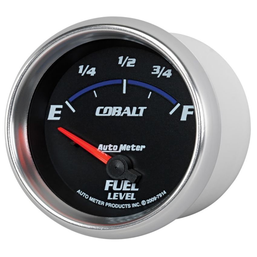 AutoMeter 7914 Cobalt 66.7mm 0-90 ohms Fuel Level Gauge