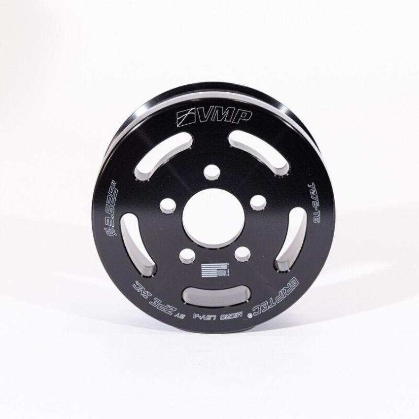 VMP Performance VMP-SCP-63625-5-GR VMP/Whipple Gen 6 Supercharger 3.625in Griptec 6-Rib Pulley