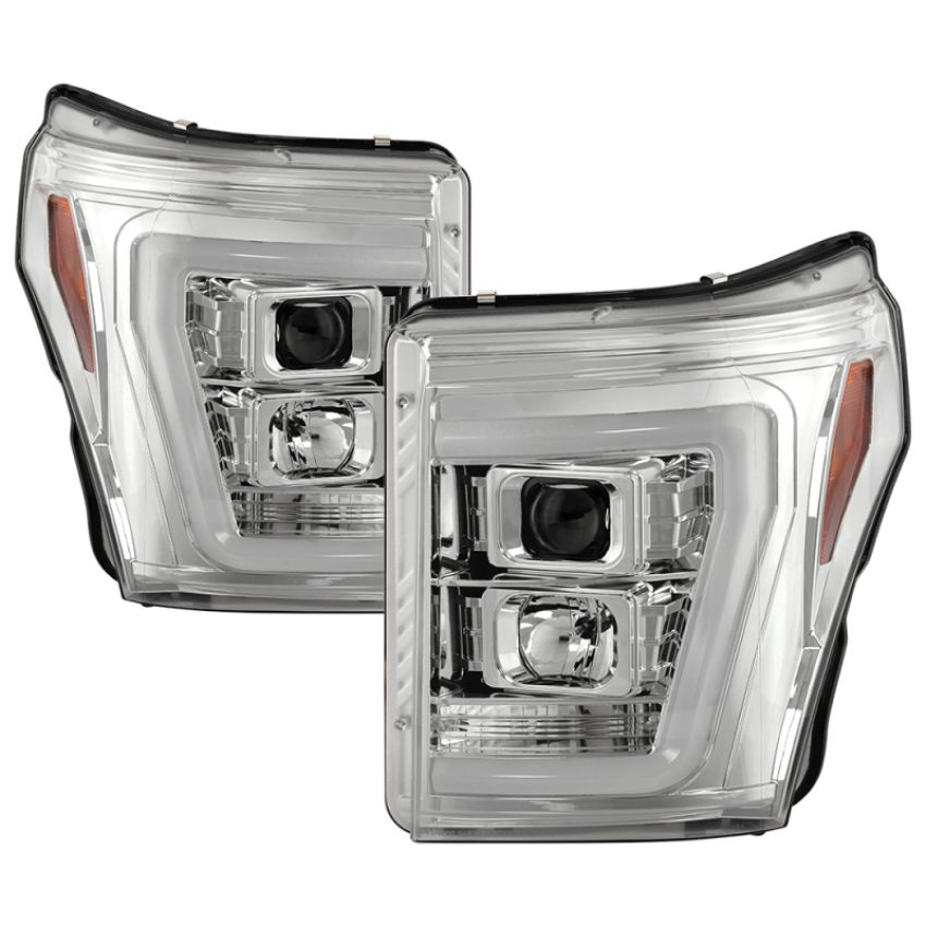 SPYDER 5087881 High-Power LED Module ( Low Beam ) Equipped Headlights - Version 2 - Chrome