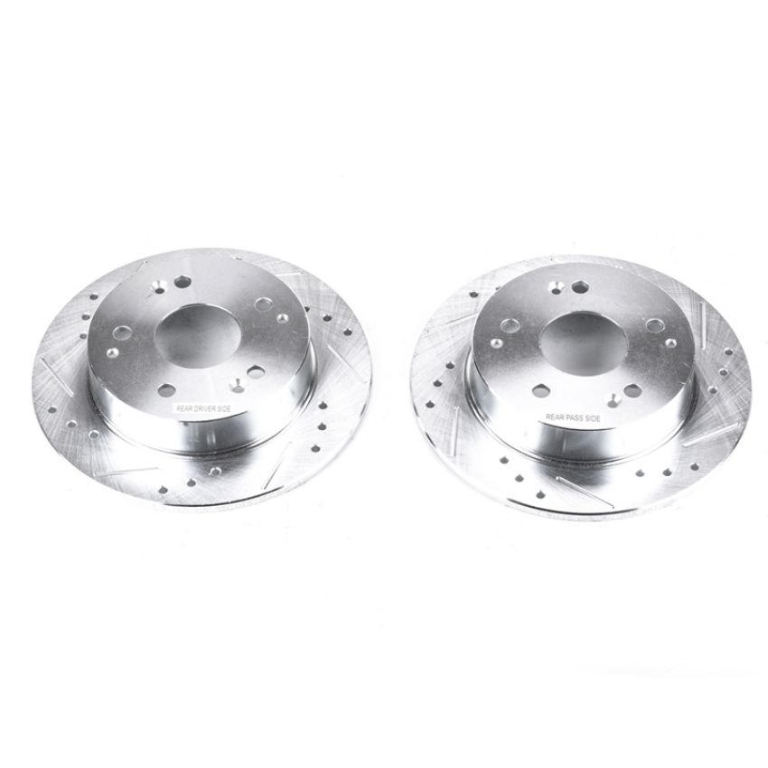 PowerStop JBR910XPR PowerStop Evolution Performance Drilled, Slotted & Plated Brake Rotor Pair