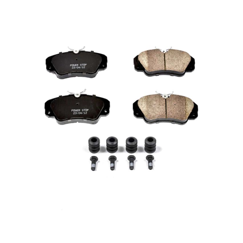 PowerStop 17-720 PowerStop - Z17 Low-Dust Ceramic Brake Pads with Hardware