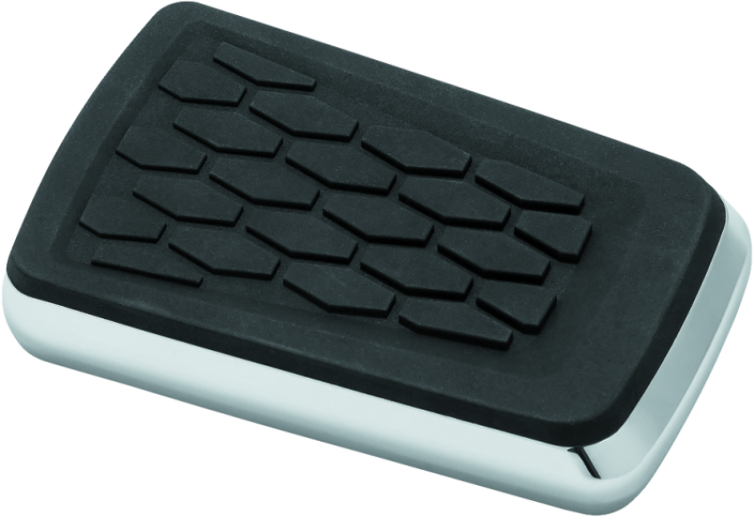 Kuryakyn 5914 Hex Brake Pedal Pad Chrome