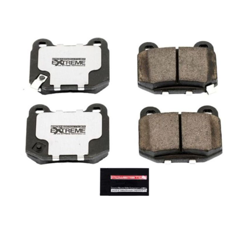 PowerStop Z26-961 PowerStop - Z26 Performance Carbon-Fiber Ceramic Brake Pads with Hardware Kit