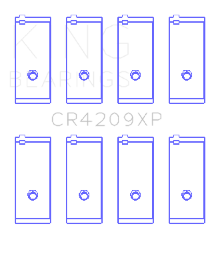 King Engine Bearings CR4209XP King Toyota 3SGTE Performance Rod Bearing Set - Size STD