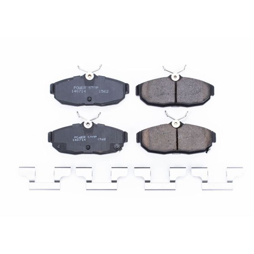 PowerStop 17-1562 PowerStop - Z17 Low-Dust Ceramic Brake Pads with Hardware