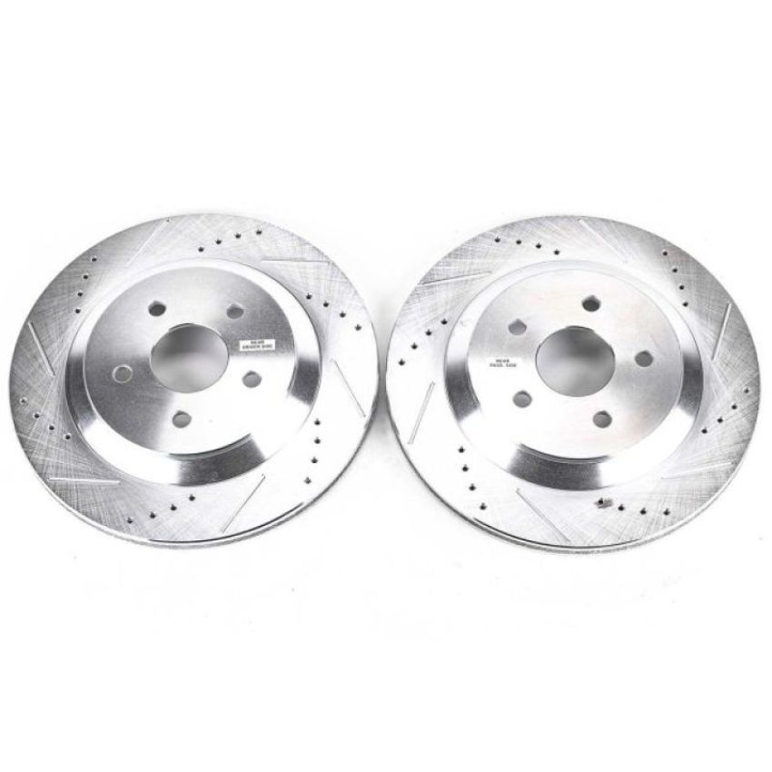 PowerStop AR85102XPR PowerStop Evolution Performance Drilled, Slotted & Plated Brake Rotor Pair