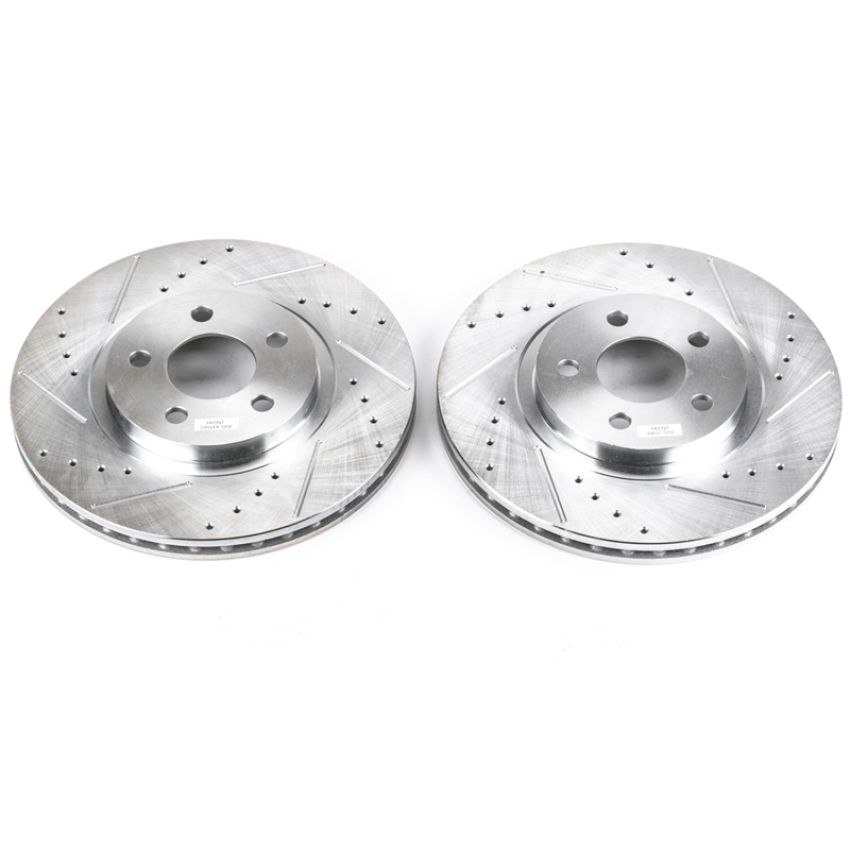 PowerStop AR8351XPR PowerStop Evolution Performance Drilled, Slotted & Plated Brake Rotor Pair