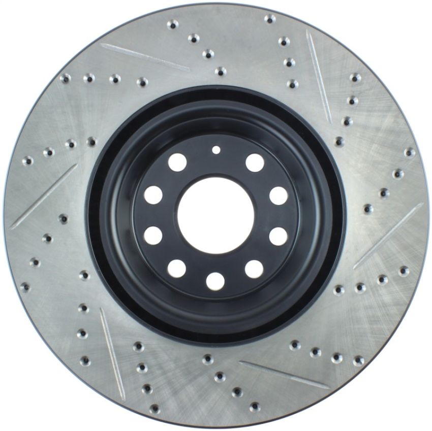 Stoptech 127.33144R Slotted & Drilled Sport Brake Rotor