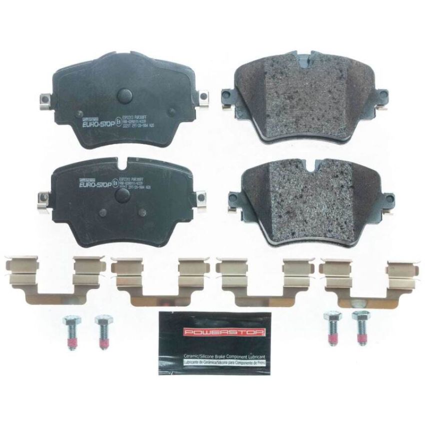 PowerStop ESP2313 EuroStop ECE-R90 Certified Brake Pad Set