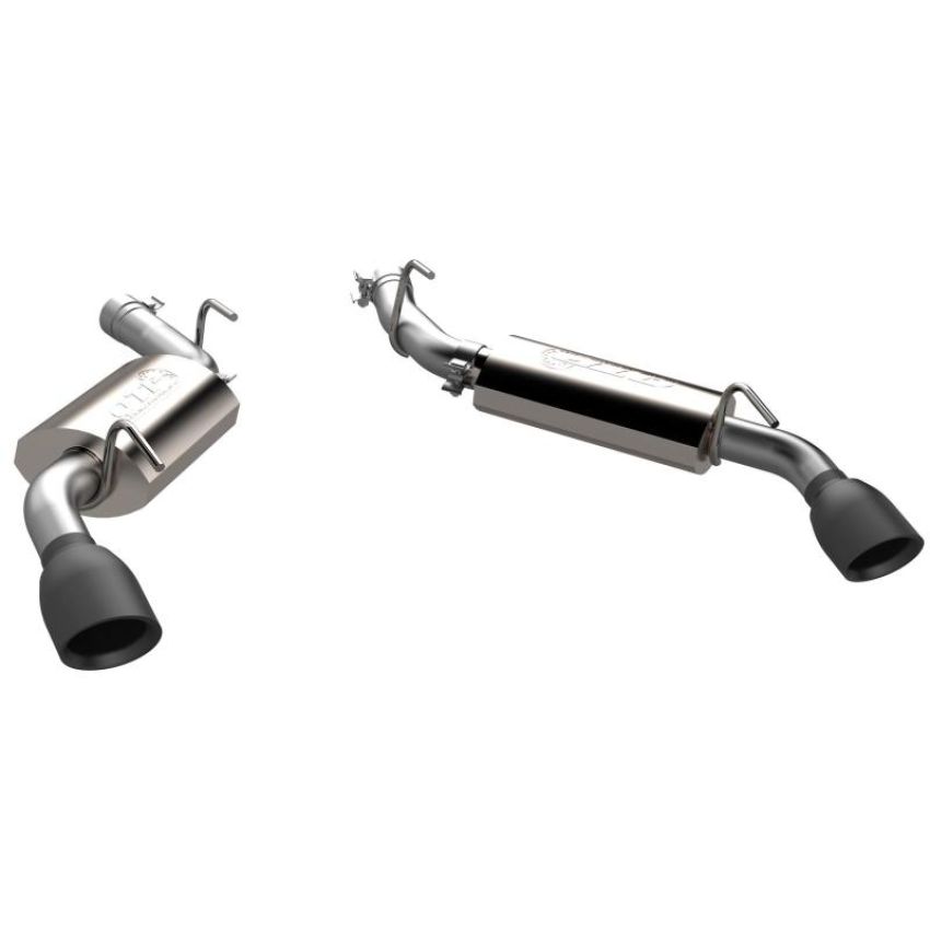 QTP 600110B 2010-2013 Chevrolet Camaro SS   AR3  Axle Back Black tips