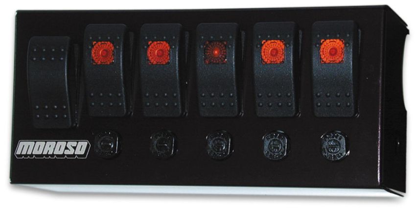 MOROSO MOR74190 Rocker Switch Panel - Cage Mount