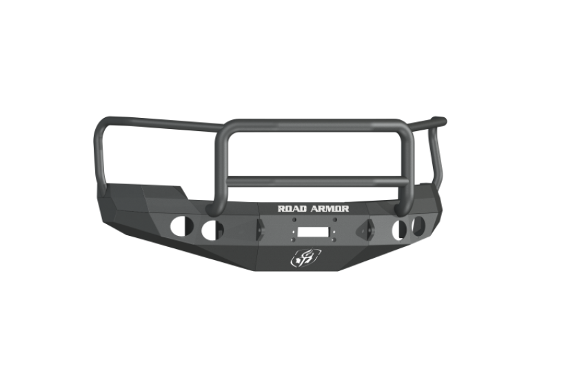 Road Armor 37205B 08-10 Chevy 2500 Stealth Front Winch Bumper w/Lonestar Guard - Tex Blk