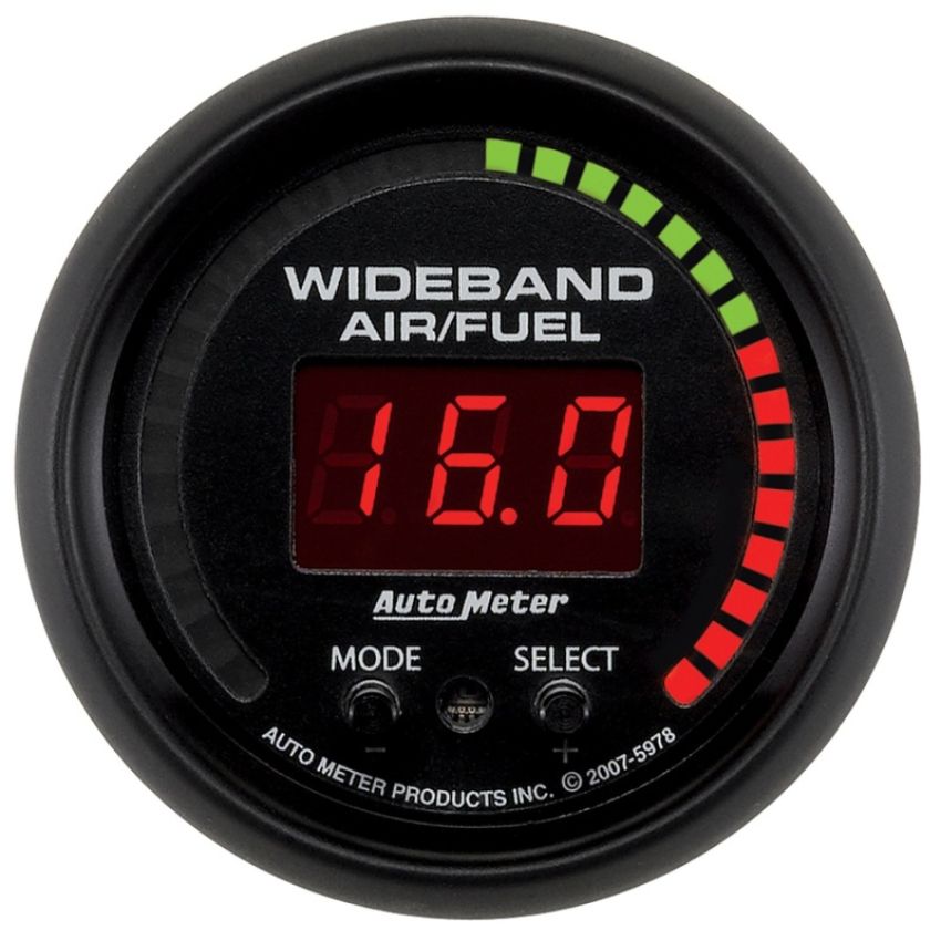 AutoMeter 5978 GAUGE, AIR/FUEL RATIO-PRO, 2 1/16