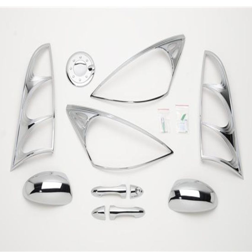 Putco 405069 00-04 Ford Focus (2 Door) DH/MC/TL/HL/FTC Chrome Trim Accessory Kits