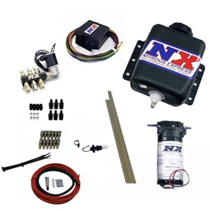 Nitrous Express 15126H Direct Port Water Methanol, 6 cylinder stage 2 w/ Hardlines