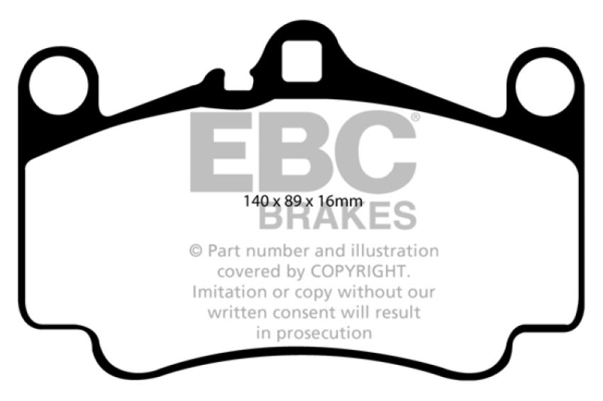 EBC Brakes DP31515C Redstuff Ceramic Low Dust Brake Pads