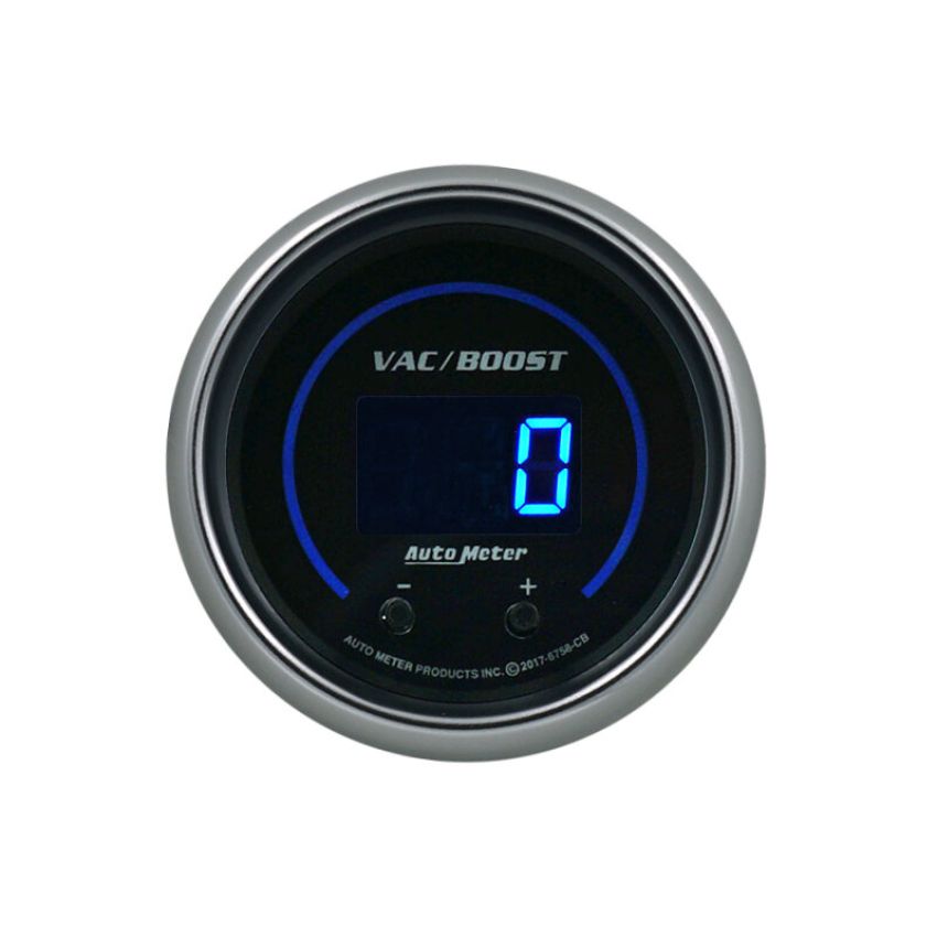 AutoMeter 6758-CB GAUGE, VAC/BOOST, 2 1/16