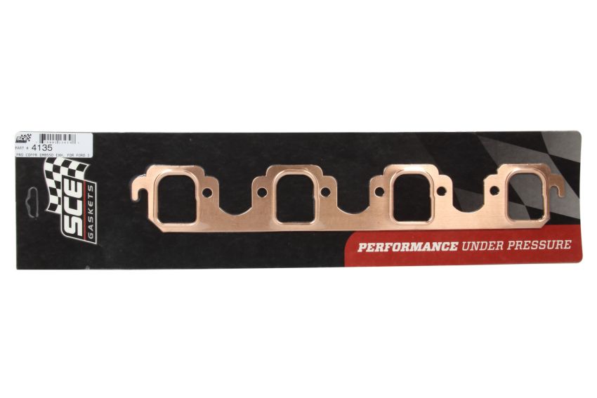 SCE GASKETS 4135 PRO COPPR EMBSSD EXH. FOR FORD 1988-95 460 w/EFI