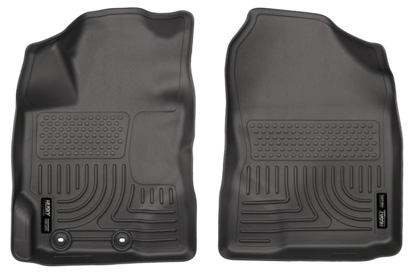 Husky Liners 13501 12-18 Toyota Yaris WeatherBeater Black Front Floor Liners