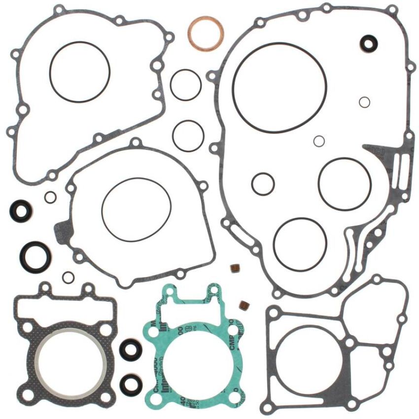 Vertex Pistons 811803 Vertex Gaskets 88-02 Kawasaki KLF220 Bayou Complete Gasket Kit w/ Oil Seals