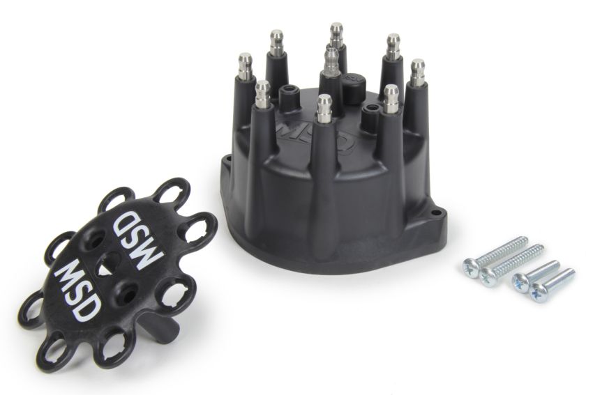 MSD IGNITION MSD84313 Small Distributor Cap - Black