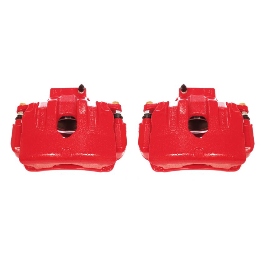 PowerStop S6412 Red Powder Coated Calipers