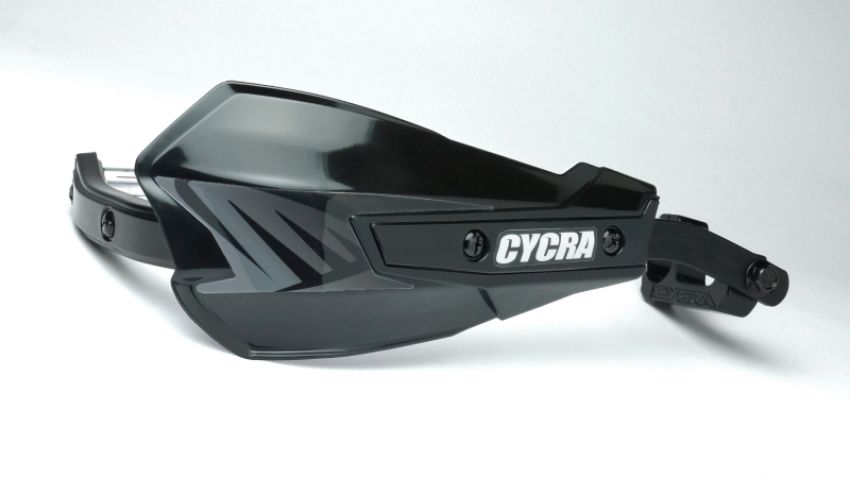 Cycra 1CYC-7801-12 Vortex Hand Guard/w Universal U-Clamps- Black