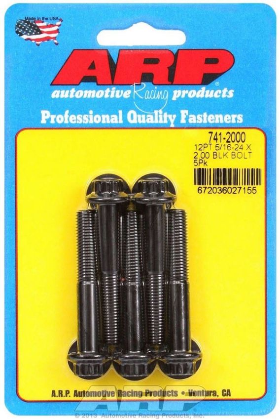 ARP ARP741-2000 Bolt Kit - 12pt. (5) 5/16-24 x 2.000