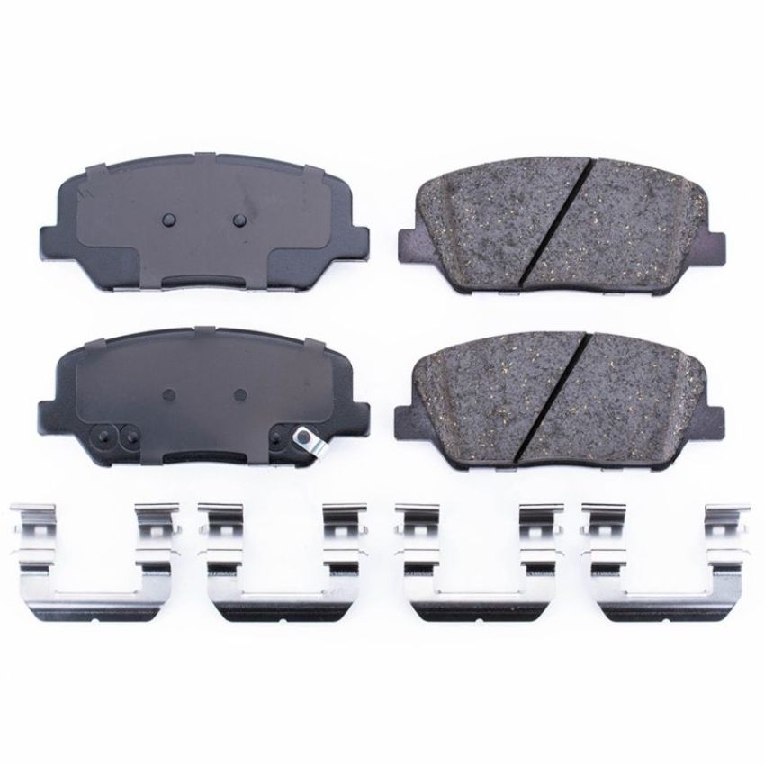 PowerStop 17-1413 PowerStop - Z17 Low-Dust Ceramic Brake Pads with Hardware