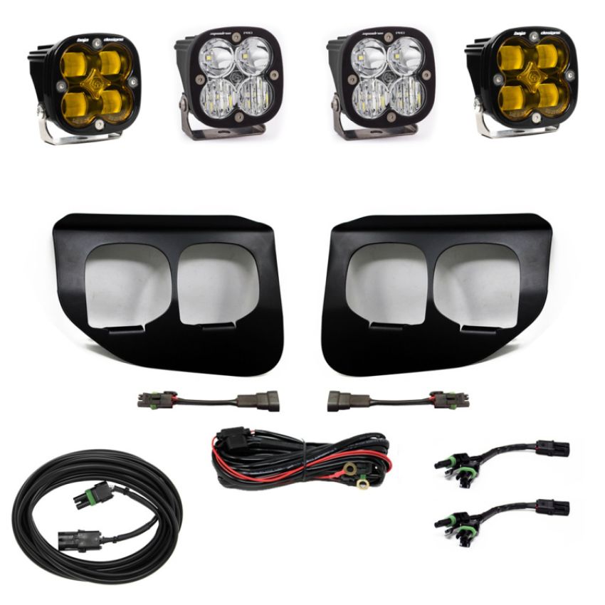 Baja Designs 447737 Squadron SAE/Pro Fog Pocket Light Kit