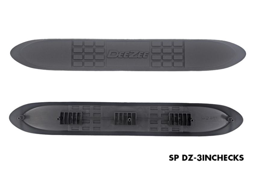 Dee Zee DZ3INCHECKS Deezee Universal Service Parts Step Pads 3In Checkered w/ DZ Logo