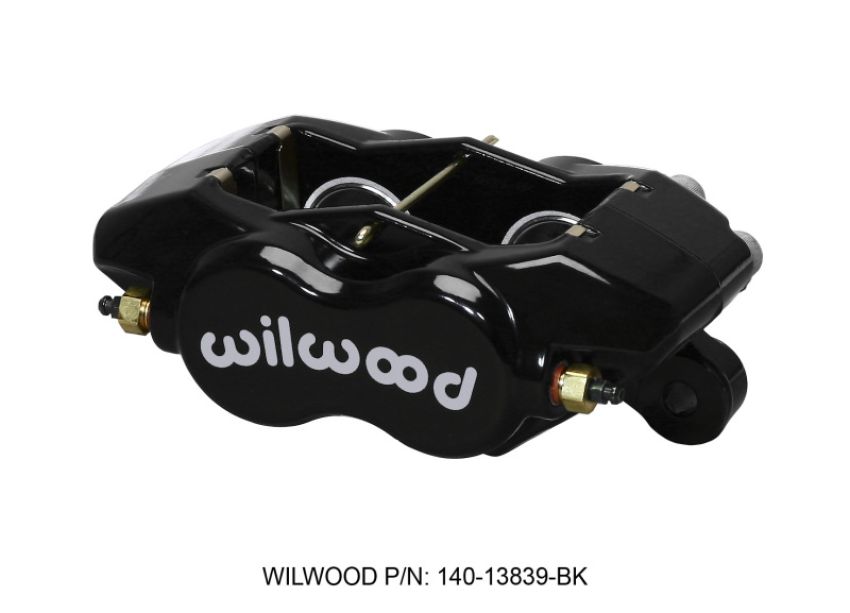 Wilwood 120-13839-BK Caliper-Forged DynaliteI-Black 1.38in Pistons .81in Disc