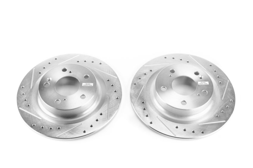 PowerStop JBR1749XPR PowerStop Evolution Performance Drilled, Slotted & Plated Brake Rotor Pair