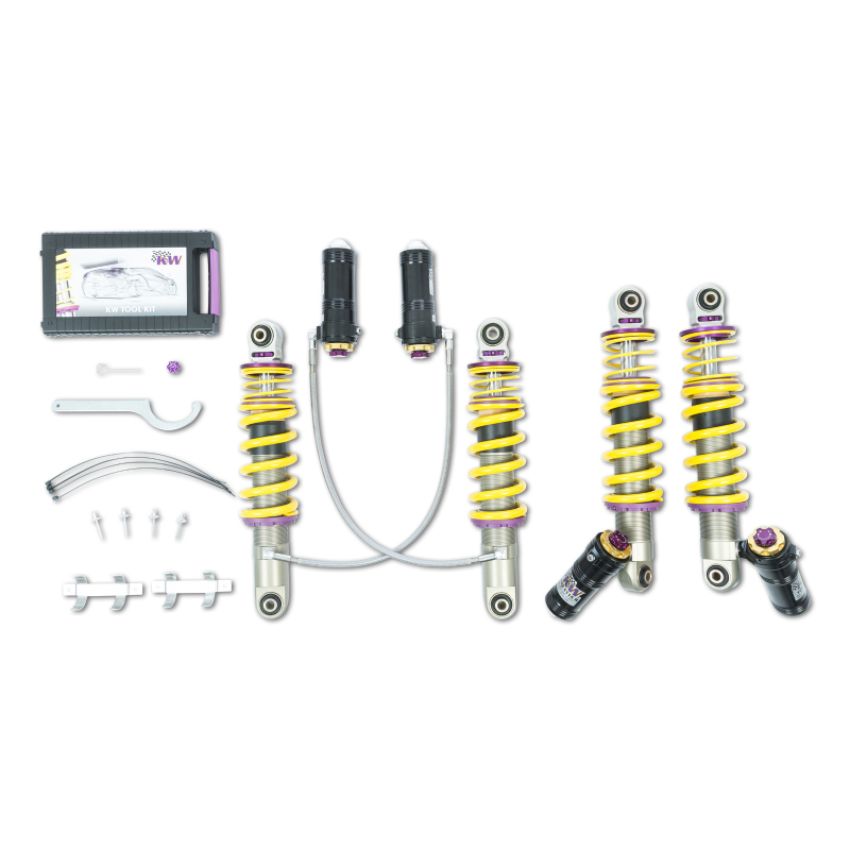 KW 3A711004 Coilover Kit V4 2010-2015 Audi R8 (42) V8 Including Spyder w/o Magnetic Ride