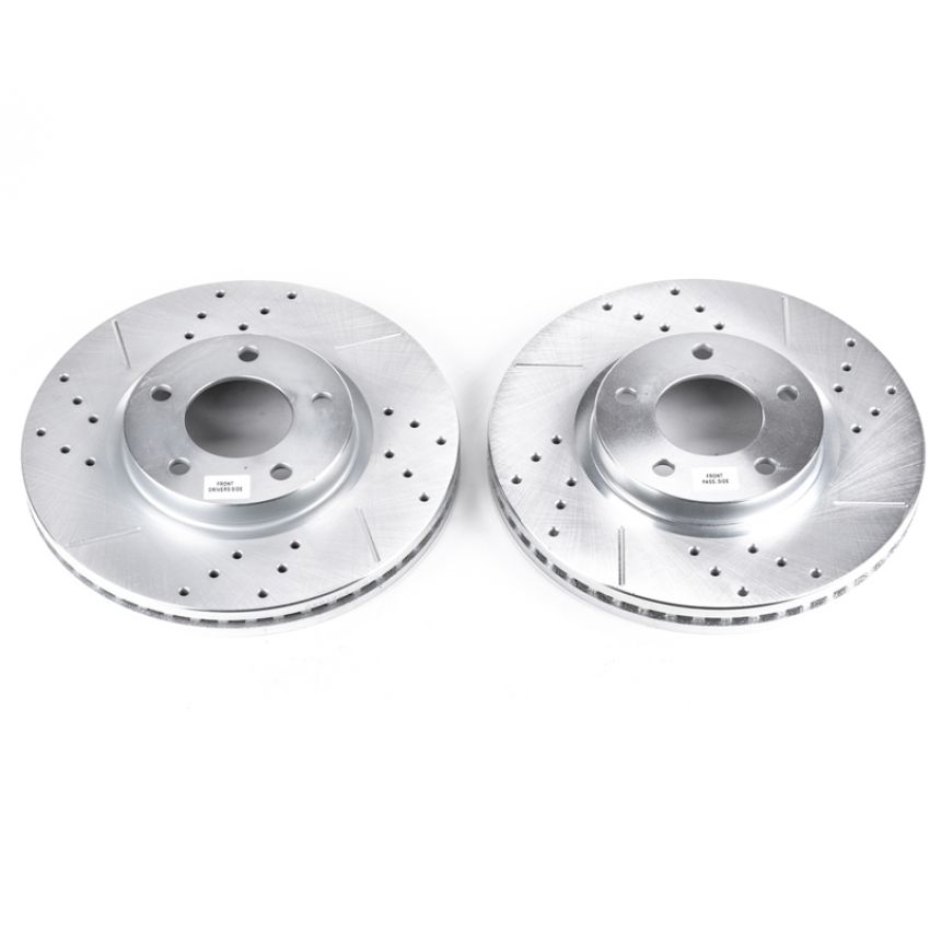 PowerStop AR8192XPR PowerStop Evolution Performance Drilled, Slotted & Plated Brake Rotor Pair