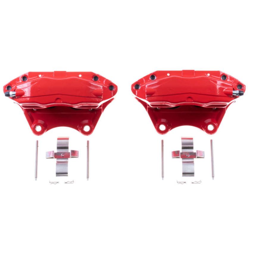 PowerStop S6264 Red Powder Coated Calipers