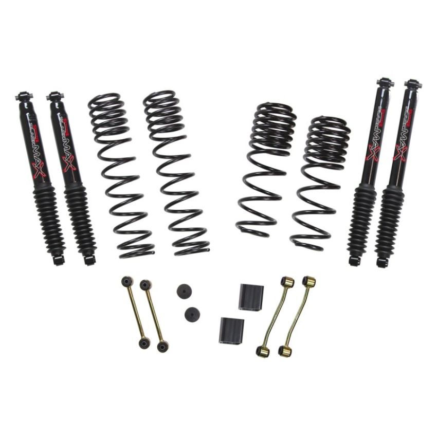 Skyjacker JL25BPBLTD 2020 Jeep JL 4WD Diesel 2.5in Dual Rate Long Travel Sus Lift Kit w/ Black Max Shocks