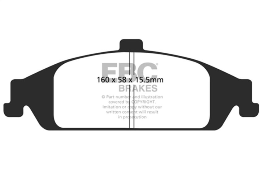 EBC Brakes DP31243C Redstuff Ceramic Low Dust Brake Pads