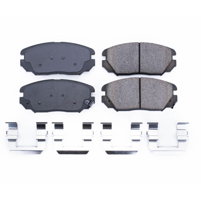 PowerStop 17-1125 PowerStop - Z17 Low-Dust Ceramic Brake Pads with Hardware