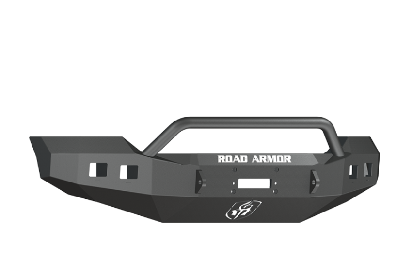 Road Armor 6114R4B 11-16 Ford F-250 Stealth Front Winch Bumper w/Pre-Runner Guard - Tex Blk