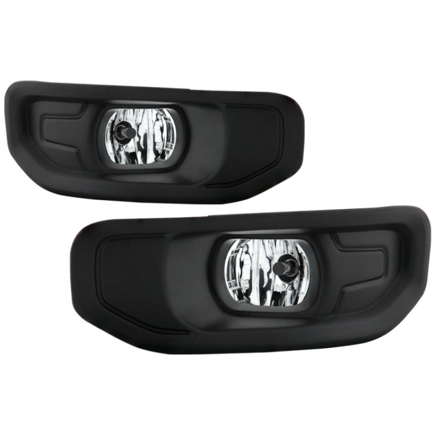 SPYDER 5086990 OEM Style Halogen Fog Lights W/Universal Switch - Clear