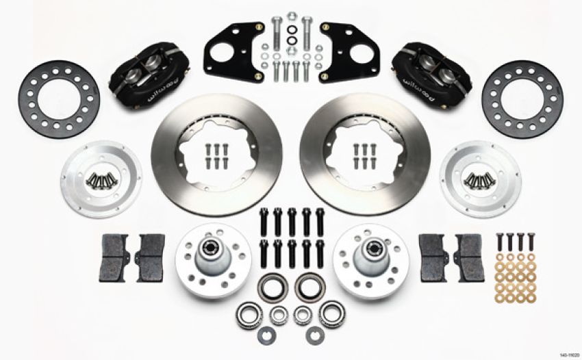 Wilwood 140-11020 Forged Dynalite Front Kit 11.00in 62-72 CDP B & E Body-Drum