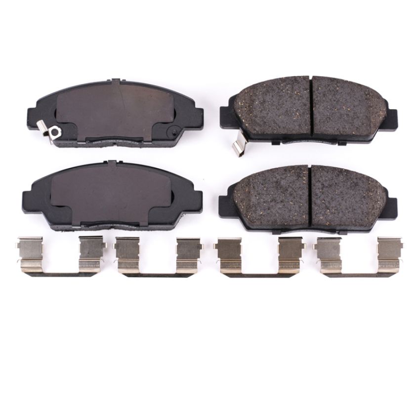 PowerStop 17-568 PowerStop - Z17 Low-Dust Ceramic Brake Pads with Hardware