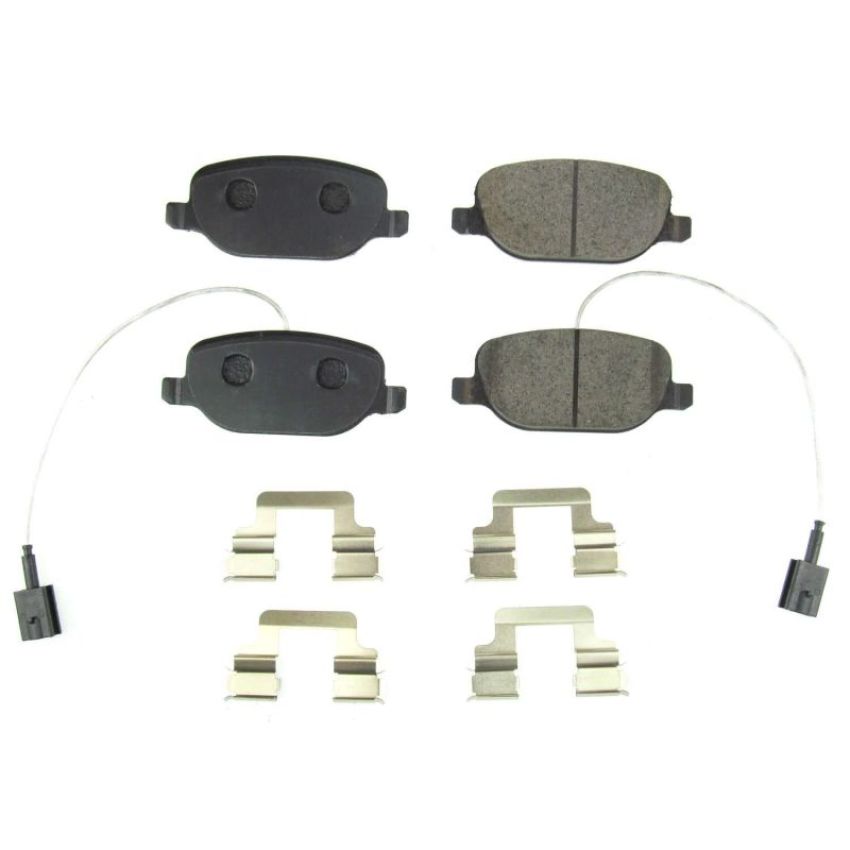 PowerStop 17-1822 PowerStop - Z17 Low-Dust Ceramic Brake Pads with Hardware