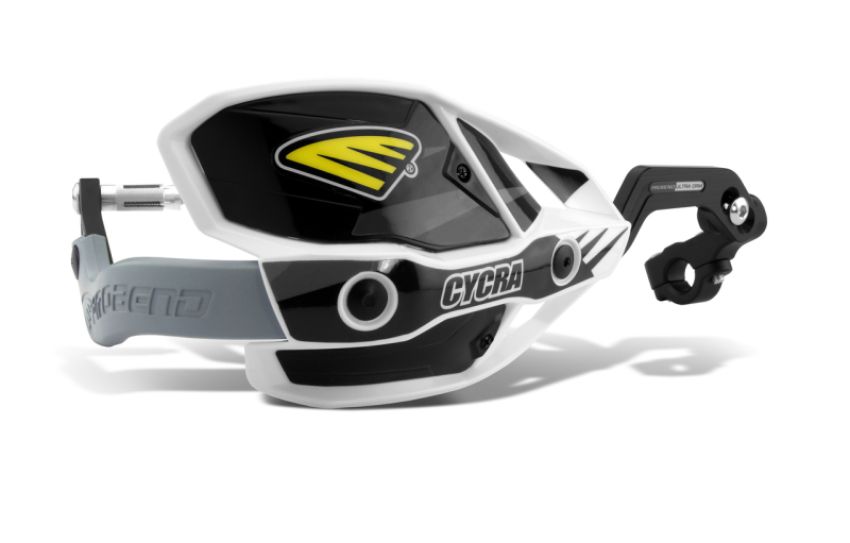 Cycra 1CYC-7408-12X CRM Ultra 1-1/8 in. Clamp w/White Shields/Black Covers
